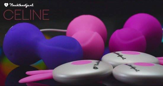 Egg of Love Celine - Paars - Draadloos – Trillend eitje met 12  verschillende