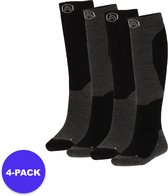 Apollo (Sports) - Skisokken Unisex - Black Design - Maat 43/46 - 6-Pack - Voordeelpakket