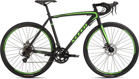Ks Cycling Fiets Gravelbike racefiets 28 '' Xceed zwart-groen - 58 cm |  bol.com