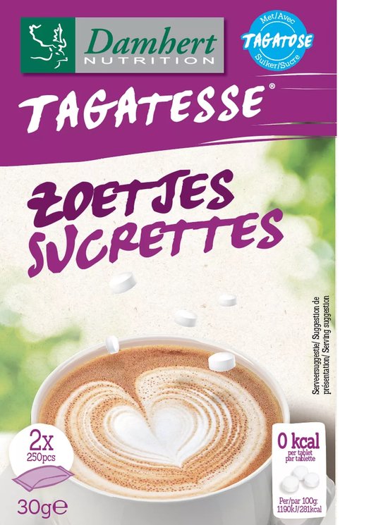 Foto: Damhert tagatesse tafelzoetstof 0 kcal 500 stuks navul