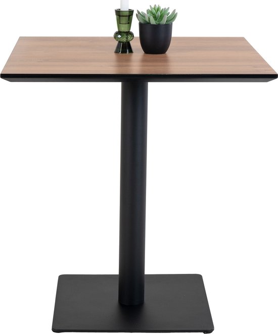 Stella Trading Felipe Salontafel in Artisan eikenlook, zwart, moderne salontafel met lade voor je woonkamer, 108 x 42 x 60 cm (b x h x d