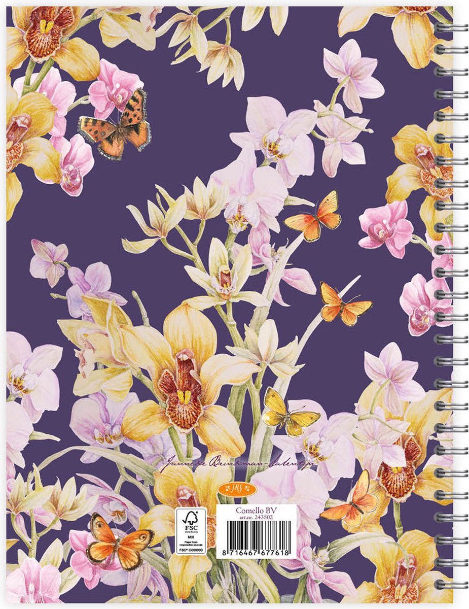 Vuoi comprare l'agenda a spirale Janneke Brinkman 2024 Orchid? Ordina  facilmente 