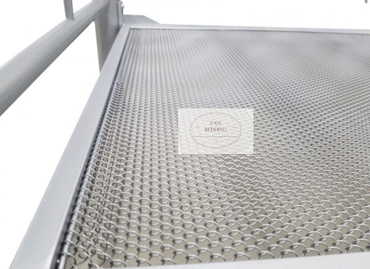 Onderschijfbed - Dubbel Divan dwarsgespannen spiraalbodem 90x200