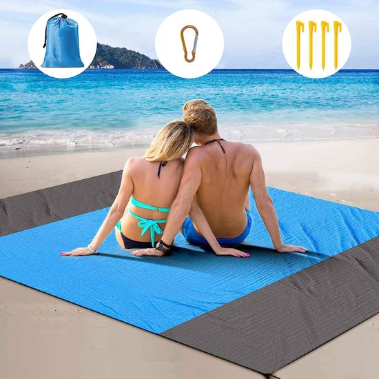 Couverture de pique-nique pour tapis de plage, extra large 78,7 x 82,5  pouces,... | bol.com