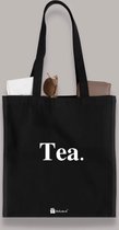 Tea. - Canvas Tas Tote Bag Black