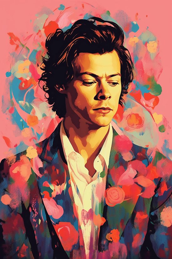 Harry Styles Poster - Poster Musique - Sign Of The Times - Affiche Abstraite - 51x71 - Convient pour l'encadrement