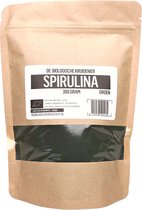 De Biologische Kruidenier - Spirulina - Poeder - Groen - 300 gr - Biologisch - In handige hersluitbare verpakking