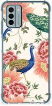 Case Anti-shock geschikt voor Nokia G22 Pink Peacock