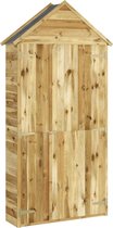 vidaXL-Tuinschuur-107x37x220-cm-geïmpregneerd-massief-grenenhout