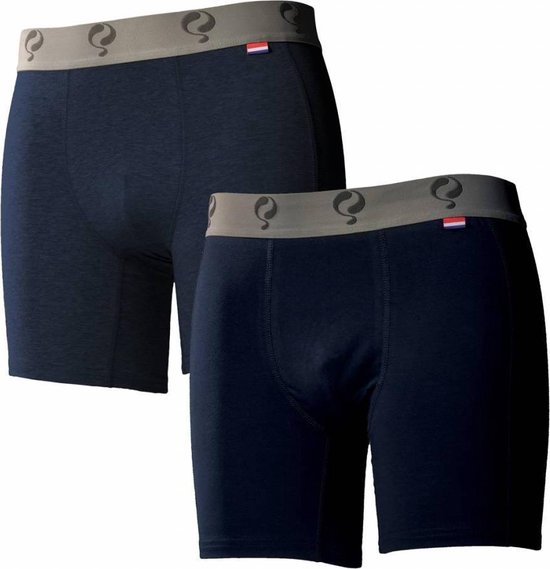 Q1905-Quick Heren Boxer 2-Pack  -  Jeans / Navy