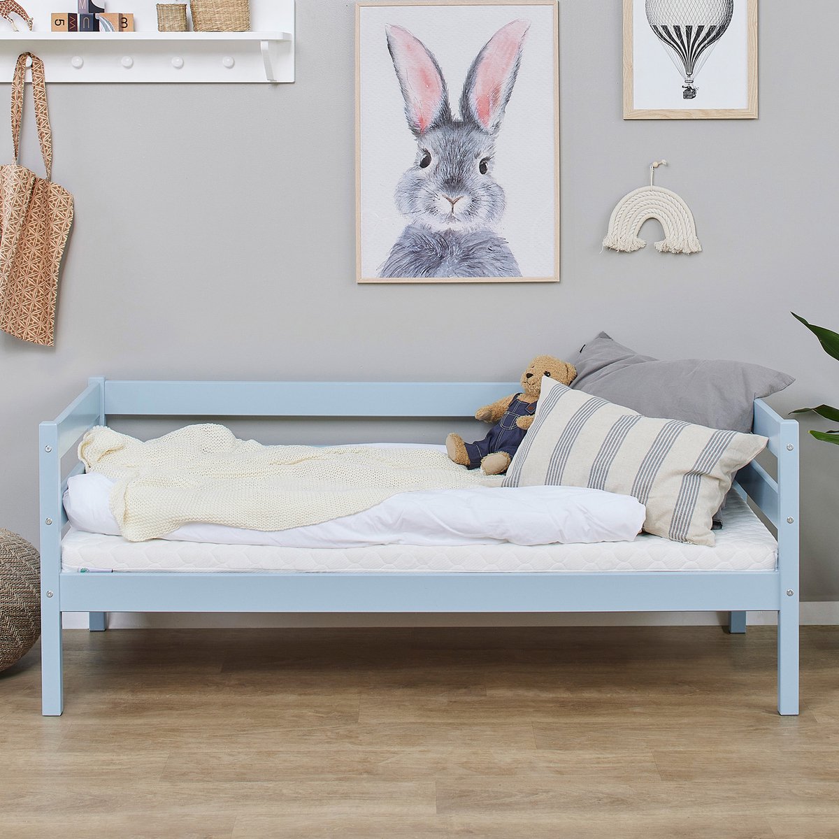 Hoppekids ECO Comfort Peuterbed 70x160, Droom blauw