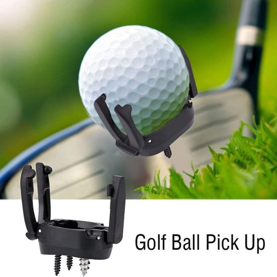 Golfbal pick up - Golfbal pakker Putter - Schroeven bevestiging - Voor de Putter - Golfbal hengel - Ball retriever - Golfaccesoires - Golfbal oppak systeem - Zonder te bukken - Golfbal zuignap - Merkloos