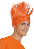 Perruque Folat Mowhawk Polyester Oranje Taille Unique