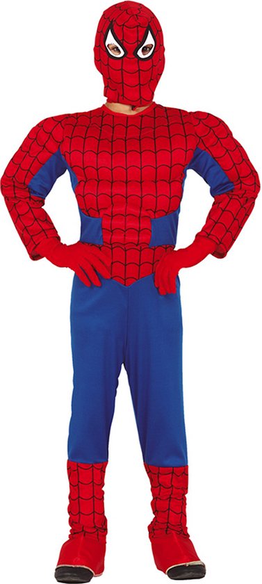 Fiestas Guirca Jumpsuit Spider-man Polyester Rood Mt Jaar