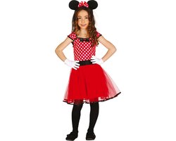 Fiestas Guirca - Jurk Little Mouse 3-4 jaar - Carnavalskleding - Carnaval  