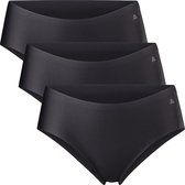 DANISH ENDURANCE Culotte de bikini pour femme avec ceinture élastique - Katoen Bio confortable - 3 paires - Taille XL