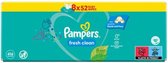Lingettes Wet Pampers Fresh Clean Value Pack 8 x 52 pcs. 416 lingettes pour bébé