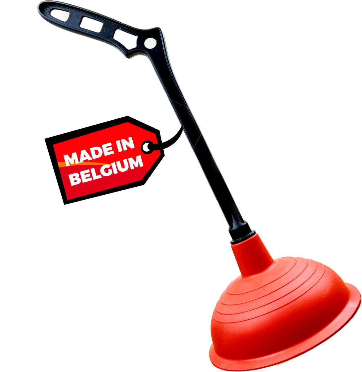 Pasper ontstopper – Ø14,5 cm – gootsteenontstopper – plopper – ontstopper afvoer, toilet, wc, gootsteen