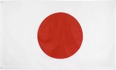 VlagDirect - Japanse vlag - Japan vlag - 90 x 150 cm.