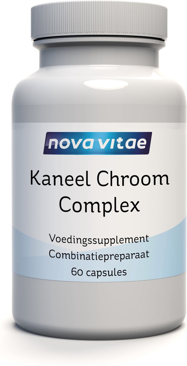 Goedkoopste Nova Vitae - Kaneel Chroom Complex - 60 capsules - Gezond gewicht - Bloedsuikerspiegel