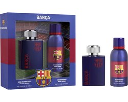 FC Barcelona Gift Set EDT 100 ml and deospray FC Barcelona 150 ml