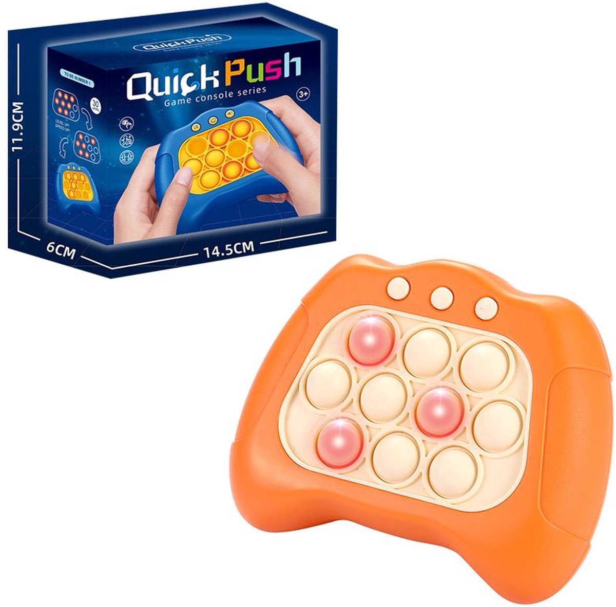 Contrôleur de jeu Quick Push Pop-it - Jouets de motricité pour