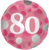 Folat - Folieballon Glossy Pink 80 - 45 cm