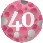 Folat - Folieballon Glossy Pink 40 - 45 cm