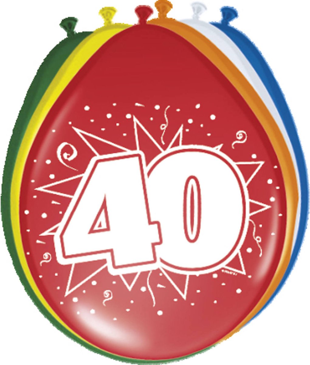 Folat - Ballonnen 40 jaar - Folat Party Products
