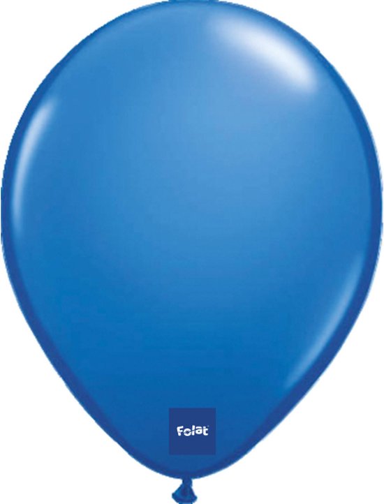Donkerblauwe metallic ballonnen 30cm 100 stuks