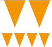 Folat - Mini vlaggenlijn oranje 3 meter - EK voetbal 2024 - EK voetbal versiering - Europees kampioenschap voetbal