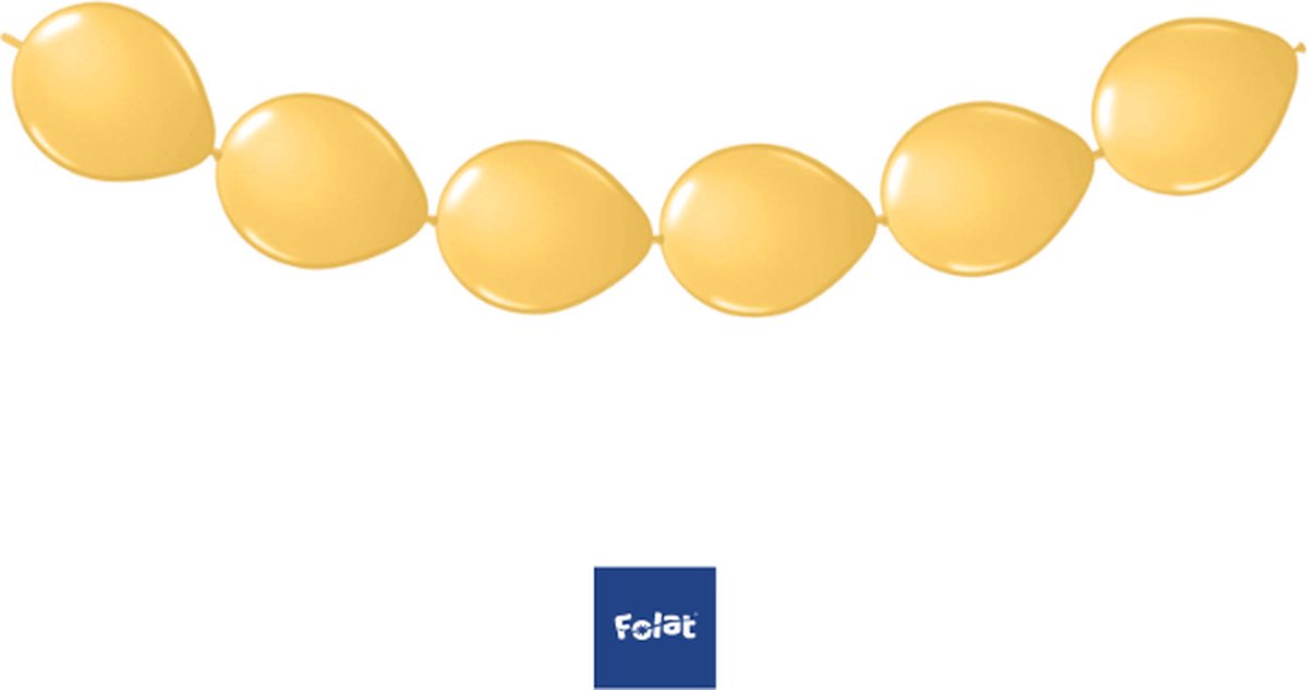 Folat - Ballonnenslinger - Goud - 3m