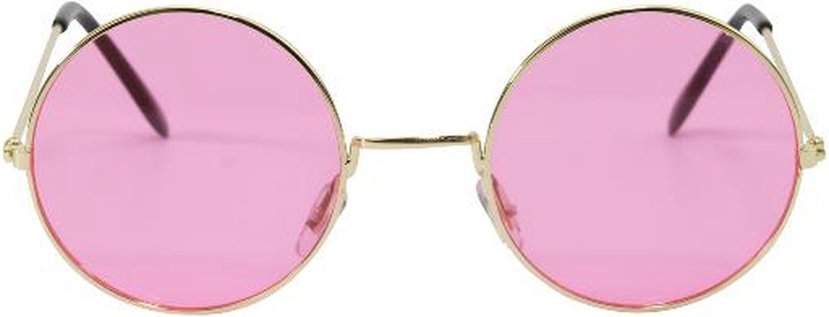 Folat - Feestbril - Hippie Roze