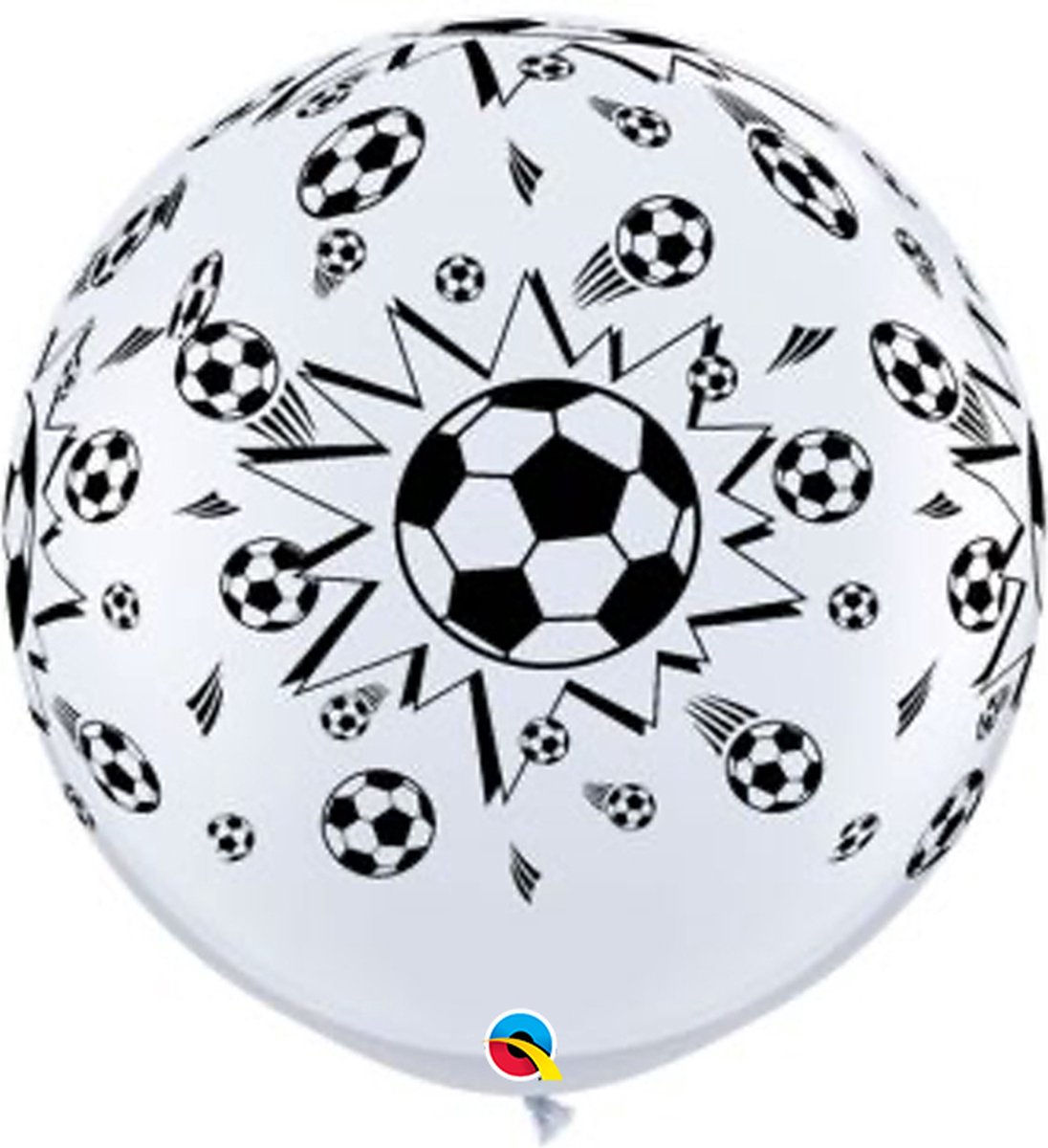 Qualatex - Ballonnen voetbal (2 stuks) - WK voetbal 2026 - WK voetbal versiering - Olympische spelen