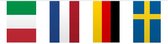 Folat - Vlaggenlijn Europa Vierkant (10 meter)