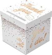 Folat - Enveloppe Gift Box Wedding RoseGold Yes I Do