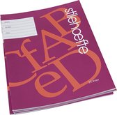 Werkboek met gelinieerd papier, A4, afm 21x29,7 cm, 64 , 70 gr, 25 stuk/ 1 doos