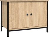 vidaXL-Tv-meubel-met-deuren-60x35x45-cm-bewerkt-hout-sonoma-eikenkleur