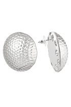 Bijoutheek Clips d'oreilles Puits Bouton Argent