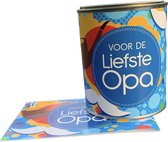 Vaderdag - Snoepblik - Voor de liefste Opa - Snoep - Cadeauverpakking