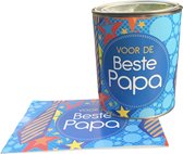 Vaderdag - Snoepblik - Voor de beste Papa - Snoep - Cadeauverpakking
