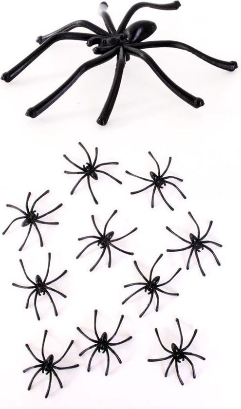Zwarte spinnen 5cm fijn bol.com