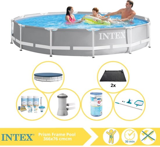 Bâche De Protection Intex Pour Piscine Frame 400x200cm - Antiuvi, Avec Œillets Et Drainage