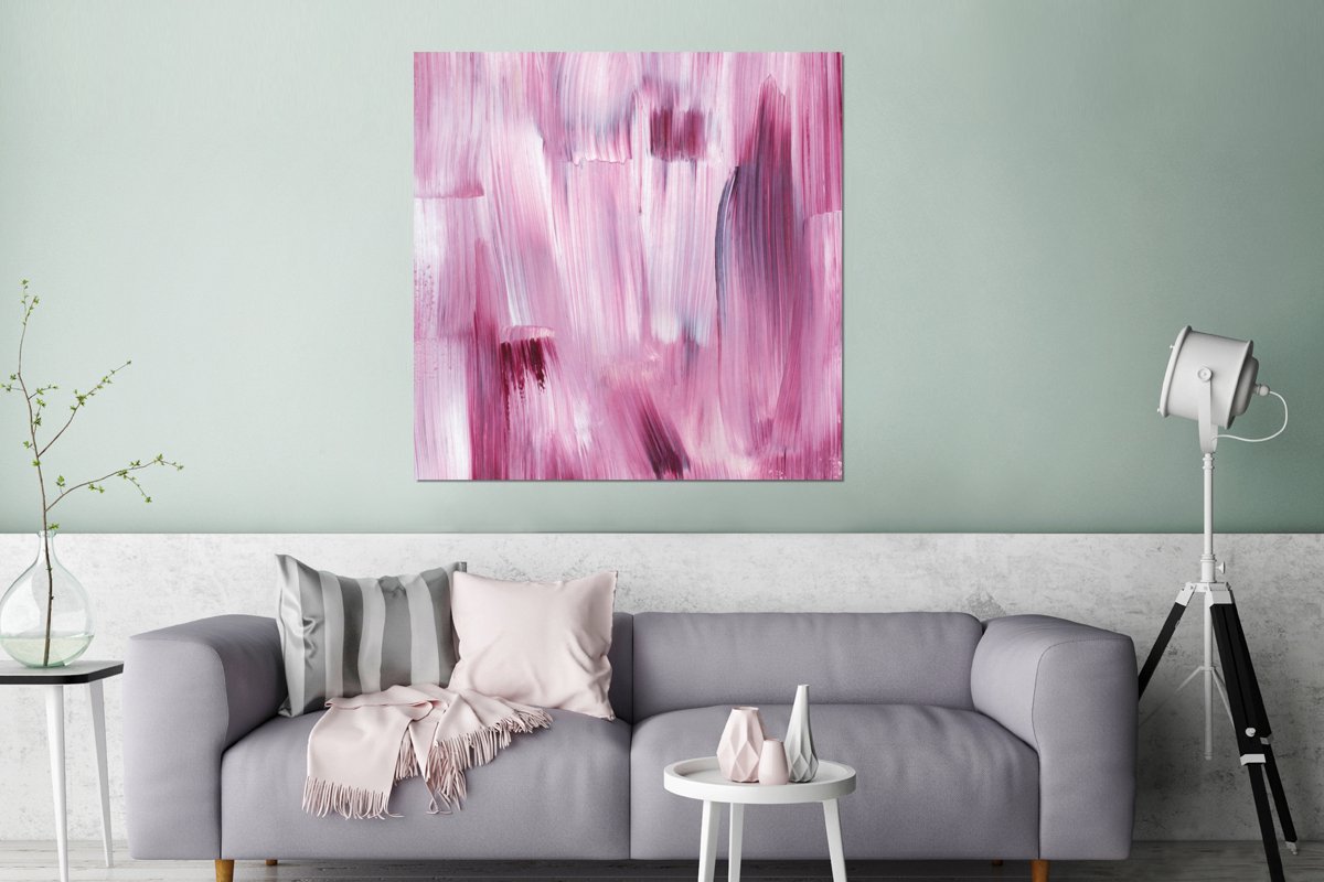 Wanddecoratie Metaal - Aluminium Schilderij Industrieel - Kleuren - Verf - Schilderij - Ro