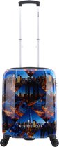 Saxoline Handbagage Harde Koffer / Trolley / Reiskoffer - 55x39x20cm - New York City - Print