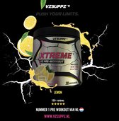 Xtreme Pre Workout - Lemon - Cafeïne Boost - Voor je training - Energie - Boost - Uithoudingsvermogen - L Citrulline - Beta Alanine - Xtreme - Extreme - Pre Workout - Voor je workout - Uithoudingsvermogen