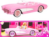 Bol.com Barbie The Movie auto - Barbie Film auto - Roze Corvette Convertible aanbieding