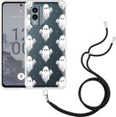 Cazy Hoesje met koord geschikt voor Nokia X30 Spookjes