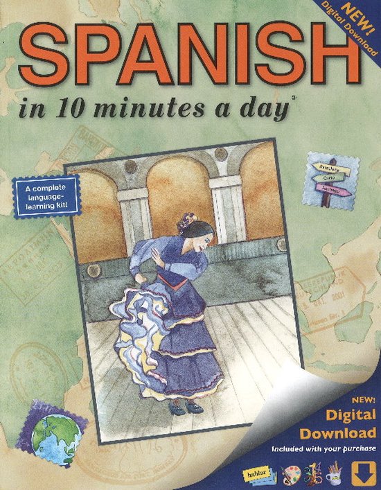 Spanish in ten minutes a day main image 0
