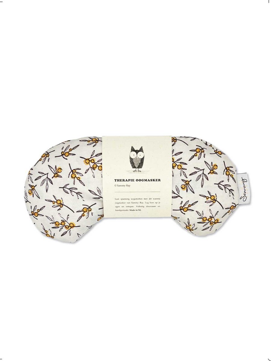 Goedkoopste Oogmasker warmtekussen - Bloesemtak - Duurzaam cadeau - Kersenpitten - Meditatiekussen - Oogkussen - Yoga - Meditatie - Ontspanning - Migraine